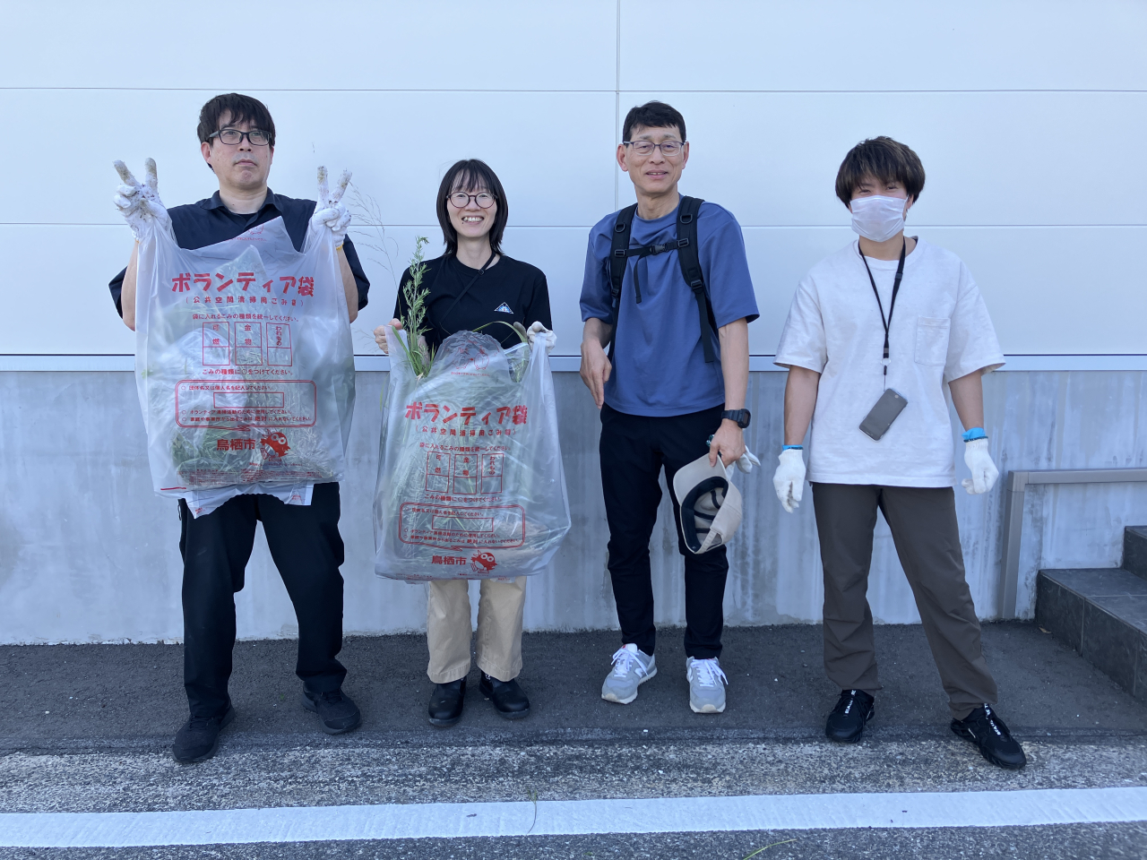 団地内クリーン作戦に参加しました
