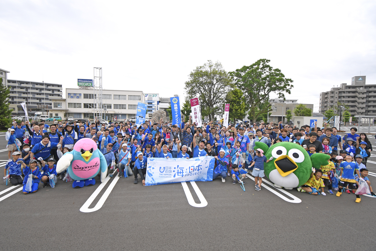 「BLUESANTA ごみ拾い」に参加しました